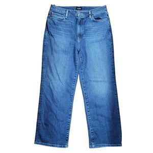 Hudson | Women Noa Mid Rise Straight Crop Jeans 30 Denim Faded Minimalist